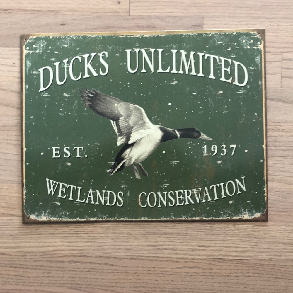 Metal sign